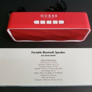 guess portable bluetooth speaker